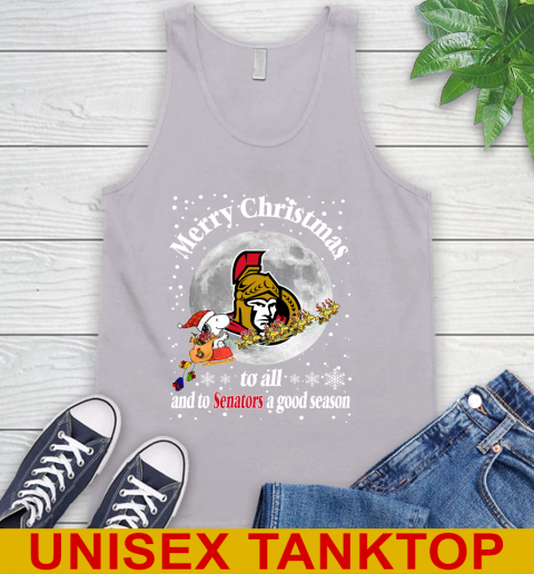 Ottawa Senators Merry Christmas To All And To Senators A Good Season NHL Hockey Sports Tank Top 3