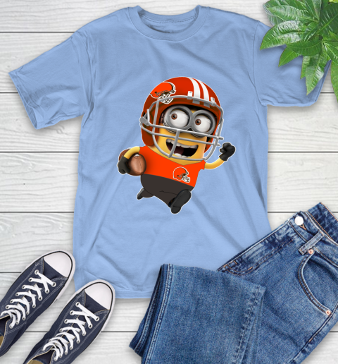 NFL Cleveland Browns Minions Disney Football Sports T-Shirt 11