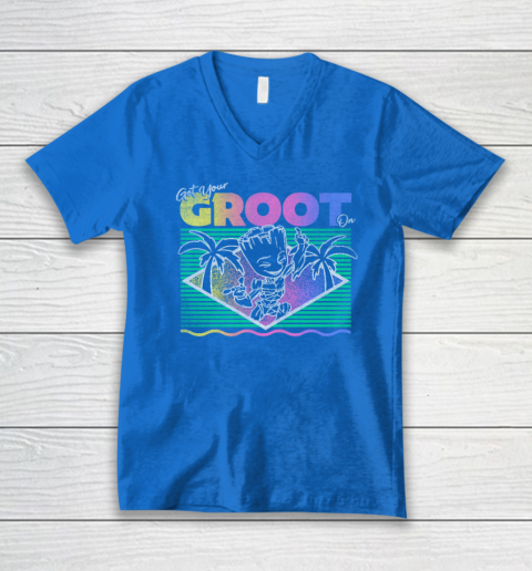 Get Your Groot On V-Neck T-Shirt 4