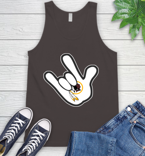 Washington Redskins NFL Football Mickey Rock Hand Disney Tank Top 7
