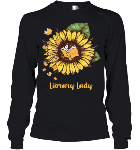 Sunflower Books Library Lady Youth Long Sleeve