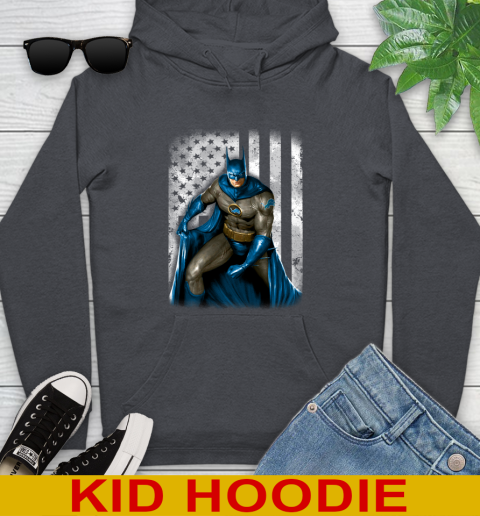 Detroit Lions NFL Football Batman DC American Flag Shirt Youth Hoodie 9