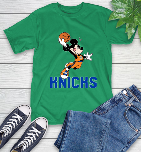 NBA Basketball New York Knicks Cheerful Mickey Mouse Shirt T-Shirt 8