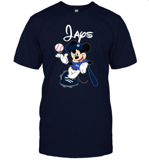 Baseball Mickey Team Toronto Blue Jays Unisex Jersey Tee