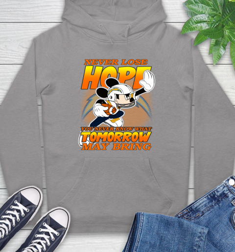 Los Angeles Chargers NFL Football Mickey Disney Never Lose Hope Hoodie 7 Los Angeles Chargers NFL Football Mickey Disney Never Lose Hope Hoodie - Image 7