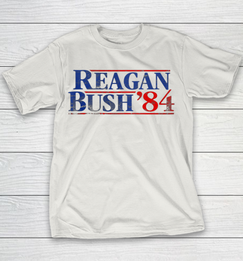 Reagan Bush 84 Vintage Style Conservative Republican Youth T-Shirt 8