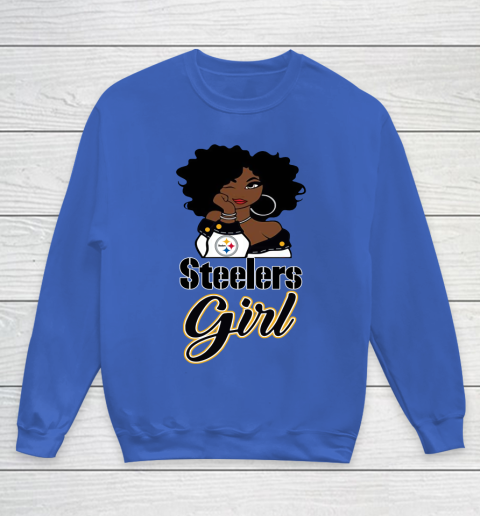 Pittsburgh Steelers Girl NFL Youth Sweatshirt 8