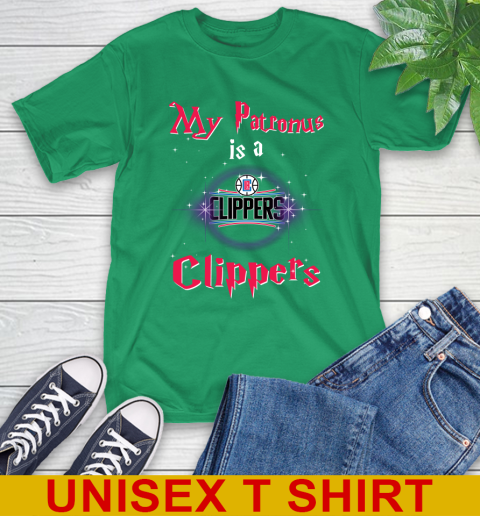 NBA Basketball Harry Potter My Patronus Is A LA Clippers T-Shirt 8 NBA Basketball Harry Potter My Patronus Is A LA Clippers T-Shirt - Image 8