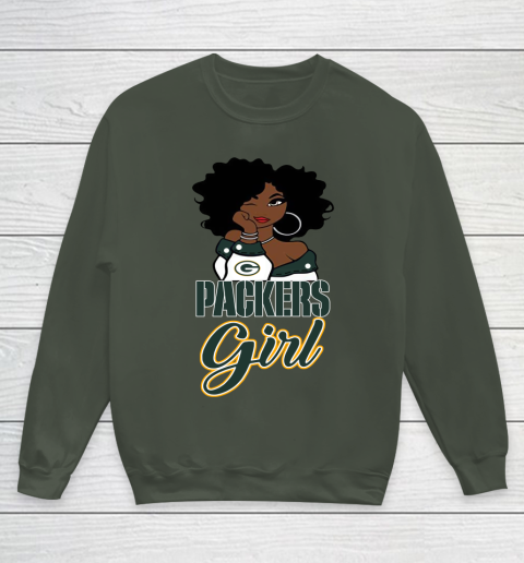 Green Bay Packers Girl NFL Youth Sweatshirt 10