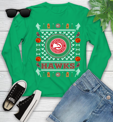 Atlanta Hawks Merry Christmas NBA Basketball Loyal Fan Ugly Shirt 130