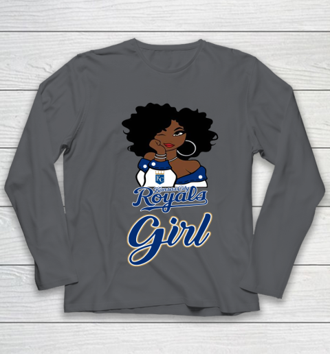 Kansas City Royalss Girl MLB Youth Long Sleeve 8