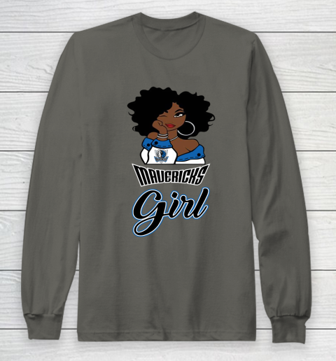 Dallas Mavericks Girl NBA Long Sleeve T-Shirt 8