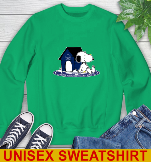 NHL Hockey Toronto Maple Leafs Snoopy The Peanuts Movie Shirt Sweatshirt 6