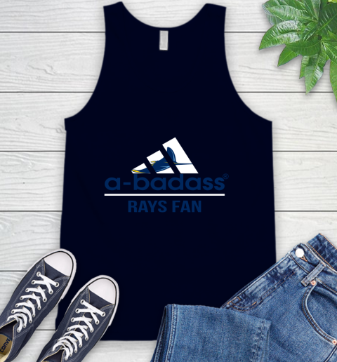 MLB A Badass Tampa Bay Rays Fan Adidas Baseball Sports Tank Top 2