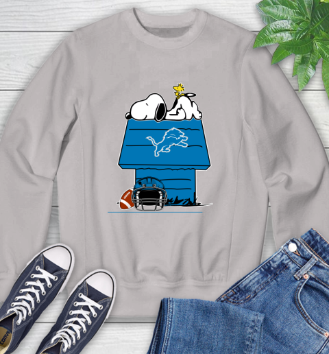 Detroit Lions NFL Football Snoopy Woodstock The Peanuts Movie Sweatshirt 12
