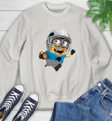 NFL Carolina Panthers Minions Disney Football Sports Sweatshirt 12