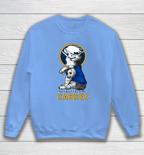 NHL My Cat Loves Buffalo Sabres Hockey Sweatshirt 8