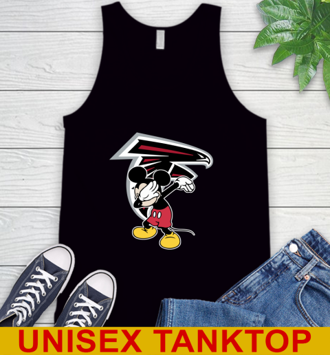 Atlanta Falcons NFL Football Dabbing Mickey Disney Sports Tank Top 2