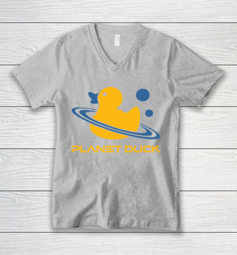 Planet Duck Quackity V-Neck T-Shirt - Image 4