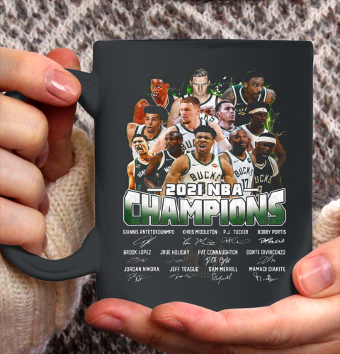 Milwaukee Bucks Championship shirt Milwaukee Basketball Bucks Finals 2021 Ceramic Mug 11oz
