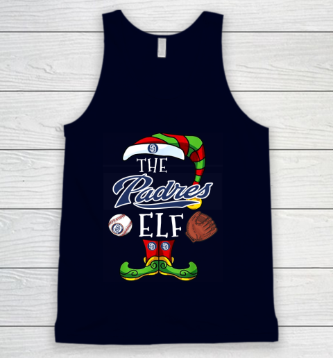 San Diego Padres Christmas ELF Funny MLB Tank Top 2