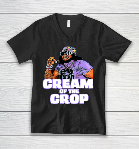 Man cream of the crop Macho funny meme V-Neck T-Shirt