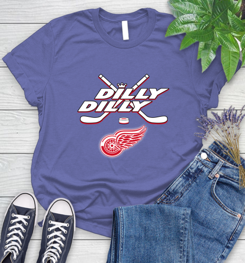 NHL Detroit Red Wings Dilly Dilly Hockey Sports Women's T-Shirt 11