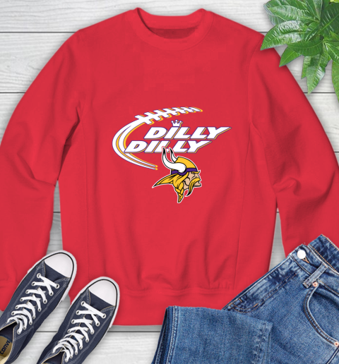 NFL Minnesota Vikings Dilly Dilly Football Sports Sweatshirt 10