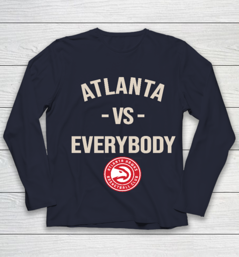Atlanta Hawks Vs Everybody Youth Long Sleeve 2