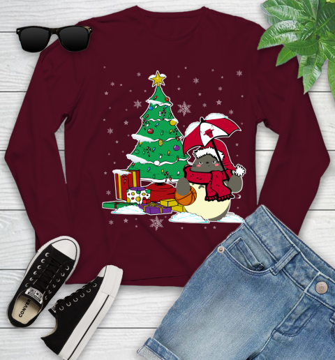 Chicago Bulls NBA Basketball Cute Tonari No Totoro Christmas Sports Youth Long Sleeve 6