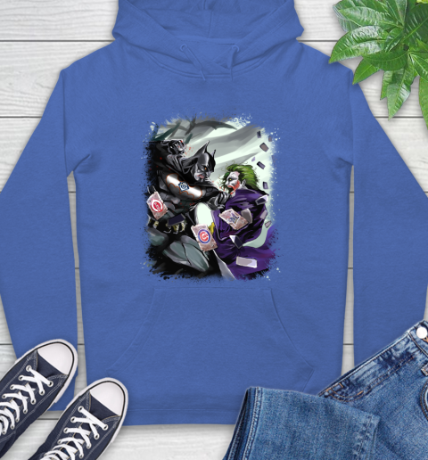 Tampa Bay Rays MLB Baseball Batman Fighting Joker DC Comics Hoodie 9