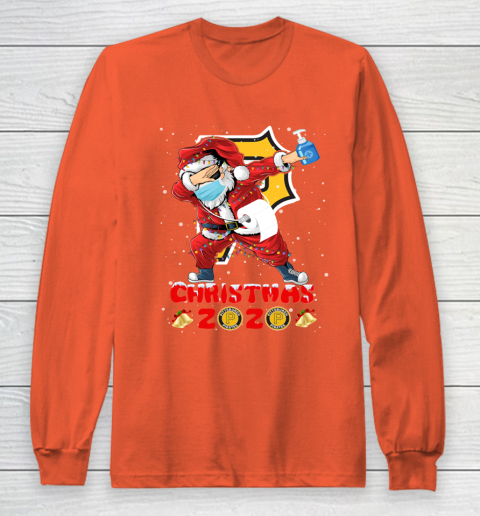 Pittsburgh Pirates Funny Santa Claus Dabbing Christmas 2020 MLB Long Sleeve T-Shirt 3
