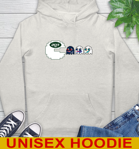 New York Jets NFL Football Pac Man Champion Hoodie 12