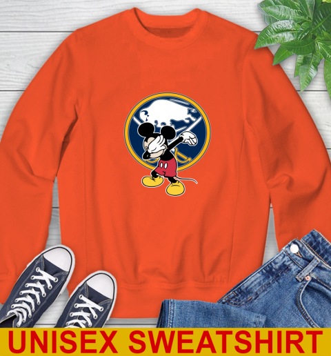 Buffalo Sabres NHL Hockey Dabbing Mickey Disney Sports Sweatshirt 4