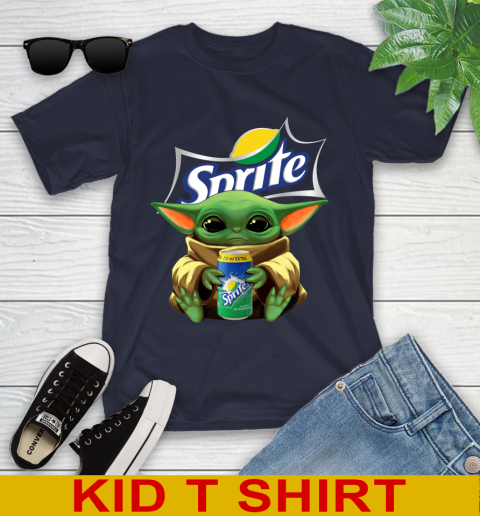 Star Wars Baby Yoda Hugs Sprite Soft Drink Shirt 103