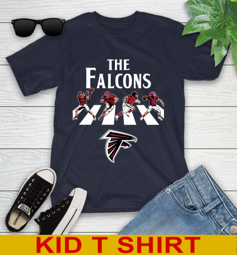 NFL Football Atlanta Falcons The Beatles Rock Band Shirt Youth T-Shirt 2