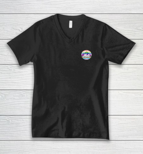 New York Mets Pride Shirt Baseball Is For Everyone Pride Night V-Neck T-Shirt
