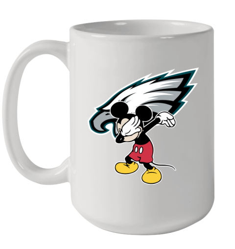 Philadelphia Eagles NFL Football Dabbing Mickey Disney Sports Ceramic Mug 15oz