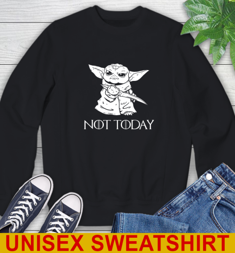 Not Today Game Of Thrones Star Wars Baby Yoda Shirt 25