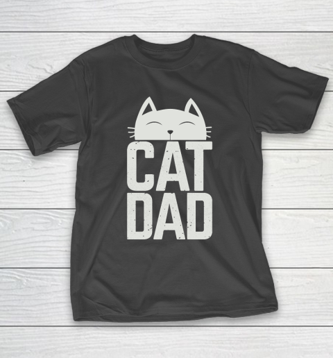 Father's Day Funny Gift Ideas Apparel  Cat Feline Dad Father T Shirt T-Shirt