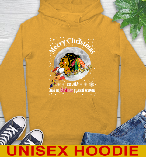 Chicago Blackhawks Merry Christmas To All And To Blackhawks A Good Season NHL Hockey Sports Hoodie 2