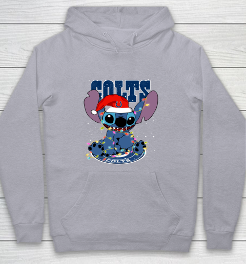 Indianapolis Colts NFL Football noel stitch Christmas Youth Hoodie 4