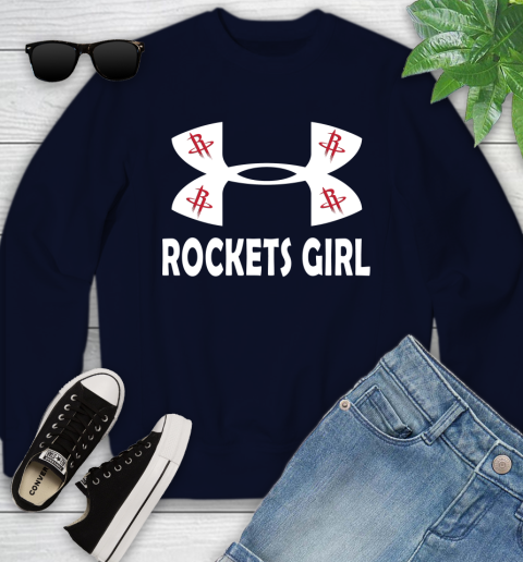 NBA Houston Rockets Girl Under Armour Basketball Sports Youth Sweatshirt 2