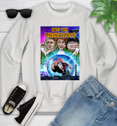 Stop The Witch Hunt Trump Youth Sweatshirt