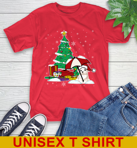Maltese Christmas Dog Lovers Shirts 153
