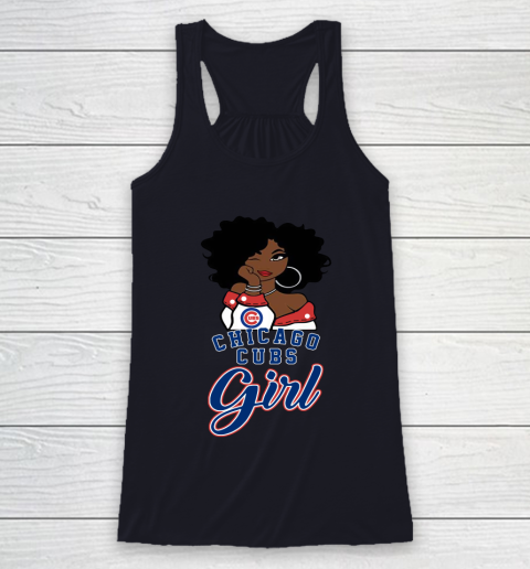 Chicago Cubs Girl MLB Racerback Tank 8