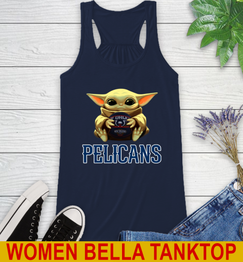 NBA Basketball New Orleans Pelicans Star Wars Baby Yoda Shirt 47