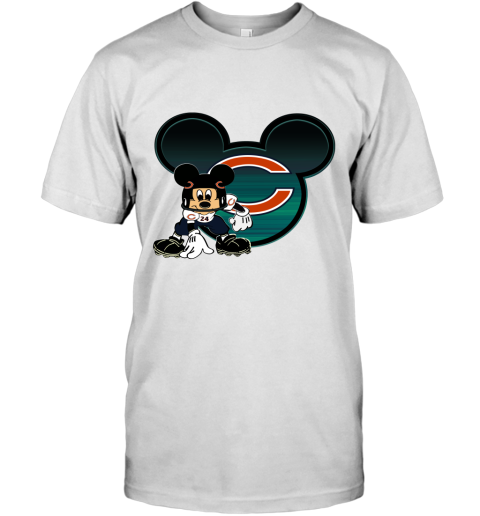 NFL Chicago Bears Mickey Mouse Disney Football T Shirt