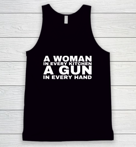 A Woman In Every Kitchen A Gun In Every Hand Shirt Sean Strickland Tank Top
