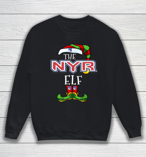 New York Rangers Christmas ELF Funny NHL Sweatshirt
